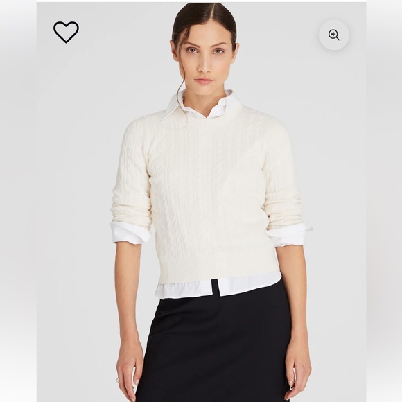 Club Monaco Cashmere Cable knit Sweater - Picture 1 of 8
